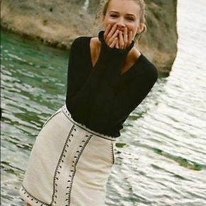 Anthropologie White Dolan Left Coast Skirt